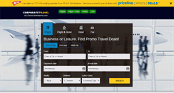 Desktop Screenshot of corporate-travel.com